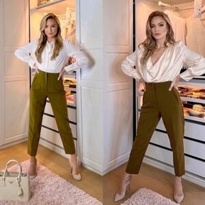 Zara High-waist Trousers SIZE M